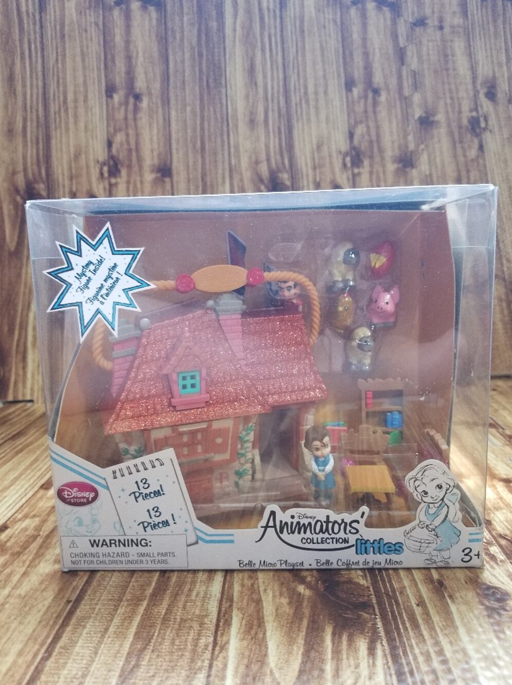 Disney Store Animators' Collection Littles — Belle Cottage Micro Playset